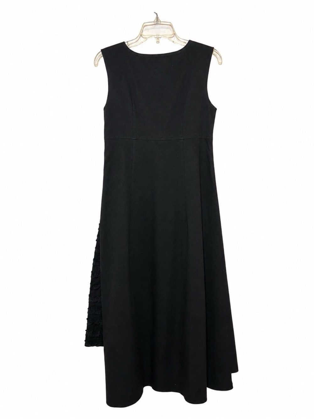 Trelise Cooper Black Cotton Floral Embroidered Midi Dress Size 8 NZ or US 4 - Picture 3 of 7